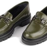 Violette Vert Cuir