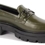 Violette Vert Cuir