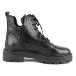 Bottine Cuir Noir Aubrey