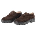 Derbie Femme Chloe Marron Daim
