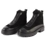 Bottine Femme Cuir Noir Indy
