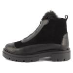 Bottine Femme Cuir Noir Indy