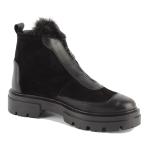 Bottine Femme Cuir Noir Indy