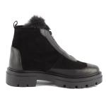 Bottine Femme Cuir Noir Indy