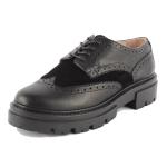 Derbie Femme Lenny Noir Cuir