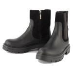 Bottine Femme Cuir Noir Ollie