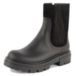 Bottine Femme Cuir Noir Ollie