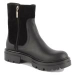 Bottine Femme Cuir Noir Ollie