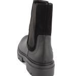 Bottine Femme Cuir Noir Ollie