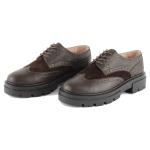 Derbie Femme Pearl Marron Cuir