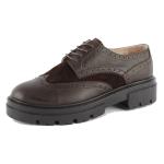 Derbie Femme Pearl Marron Cuir