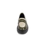 Poppy Vert/Beige Cuir