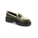 Poppy Vert/Beige Cuir
