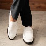 Stephen King Blanc Cuir