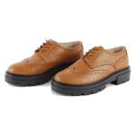 Derbie Femme Sydney Camel Cuir