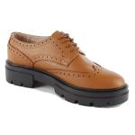 Derbie Femme Sydney Camel Cuir