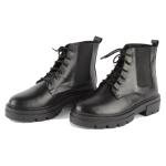 Bottine Femme Cuir Noir Willow