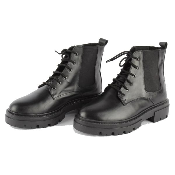 Bottine Femme Cuir Noir Willow