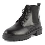 Bottine Femme Cuir Noir Willow